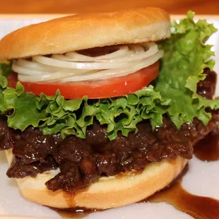 Teribeef burger deluxe