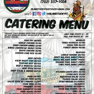 Catering Menu