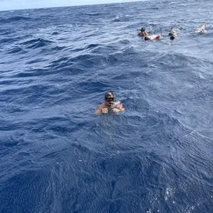 Our group of 5 when we entered the water