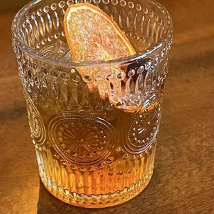 Non-alcoholic old-fashioned