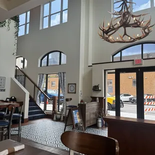 Entryway of restaurant