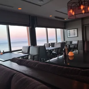 Oceanfront views while you dine.