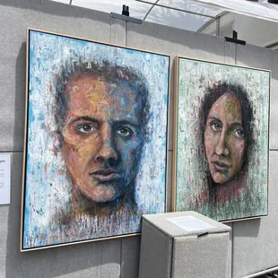 The artist rendering of Adam and Eve.