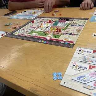 Clinic board game demonstration