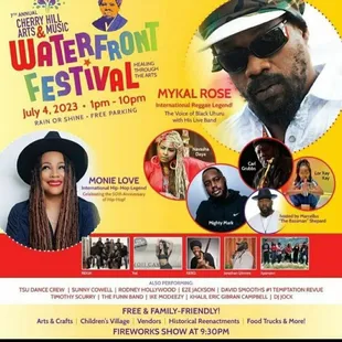 Cherry Hill Arts &amp; Music Waterfront Festival