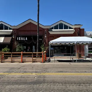 And behold....there is now a huge outdoor patio !