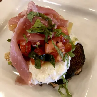 Burrata e Carciofini Bruschetta Dinner