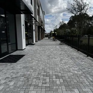 They're located at the back of the building!