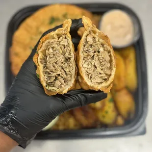 Jerk Chicken Empanada