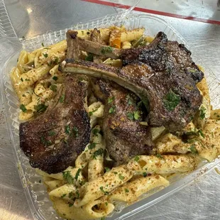 Lamb Chop Rasta Pasta