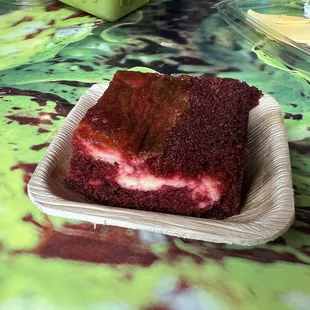 Red Velvet Cheesecake Brownie