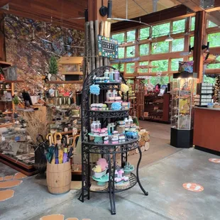 the inside of the store