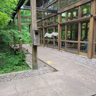 the outside of the building