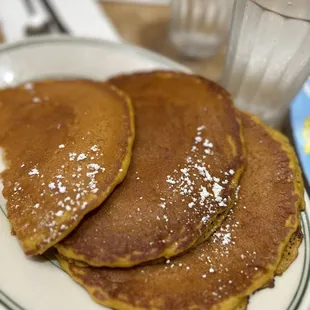 Pumpkin pancakes