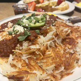 Huevos Rancheros and French toast