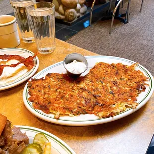 Bacon potato pancake