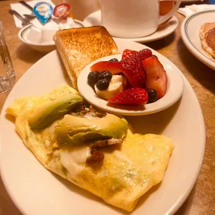 Popeye omelette, light portion