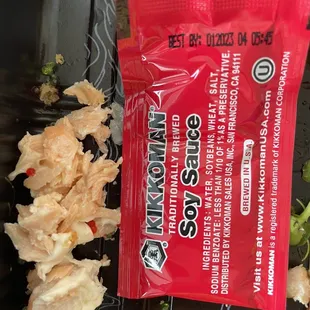 This was the only thing besides cream cheese in the entire roll.