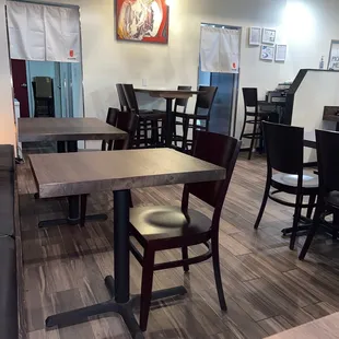 Not a lot of seating