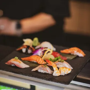 sushi and sashimi, sashimi, food, sushi