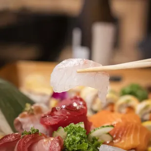 sushi, food, sashimi, sushi and sashimi