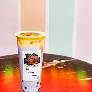 Best Seller: Ube Crème Brûlée Boba
