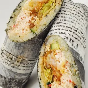 Yummy Shrimp Tempura Burrito