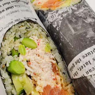 Salmon Mania Burrito