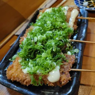 Pork kushikatsu