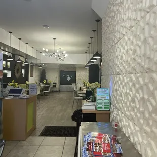 Inside view. Looked very clean