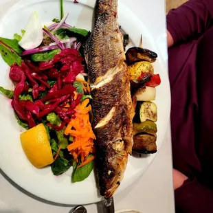Mediterranian Branzini Fish (whole fish)