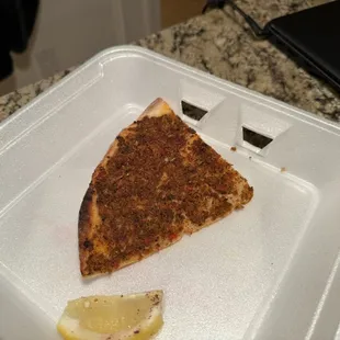 Lamahcun- soggy and bland