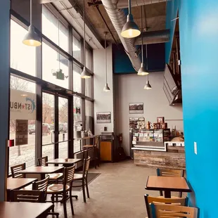 the interior of the restaurant