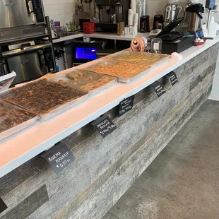 sushi and sashimi, interior