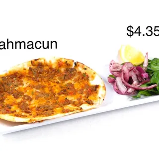 Lahmacun 9' /VEGAN Turkish flat pizza