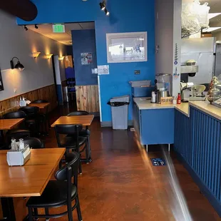 interior, sushi and sashimi