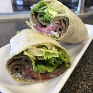 Dner wrap, Turkish style gyros.