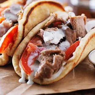 Istanbul Cafe's famous Gyro Wrap!!