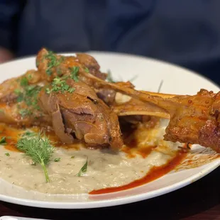 Lamb Shank! Came with rice also