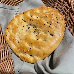 The pita bread was ridiculously good