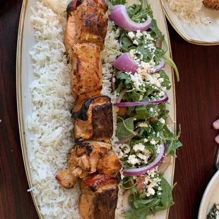 Salmon kabob