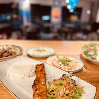 Chicken Shish Kebab Platter