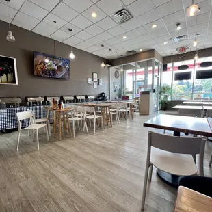 the interior of the restaurant