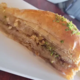 Huge piece of Baklava