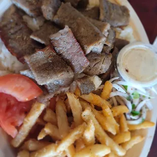 Gyro with rice comb