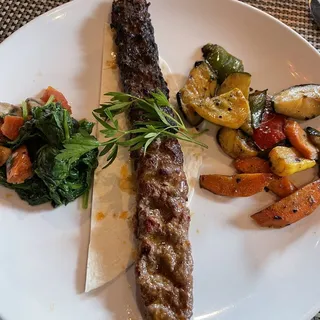 Spinach and Mushrooms Sauteed