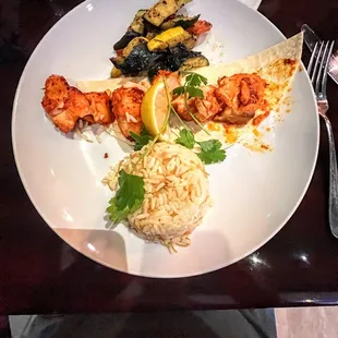 Salmon plate