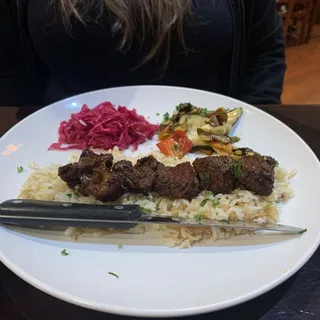 12. Beef Kebab Lunch Special