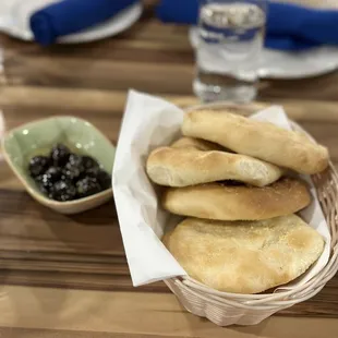 Complimentary Pita + Olive Oil