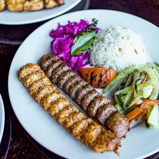 Lamb and Chicken Adana Kebab (Ground)  IG @huangryfoodie